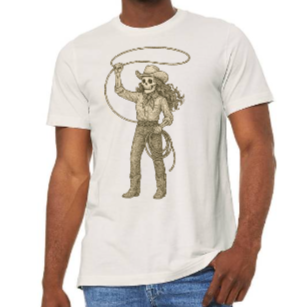 Skeleton Cowgirl - Unisex Tee