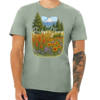 Sierra Blanca Meadow Tee - Unisex Sage Green