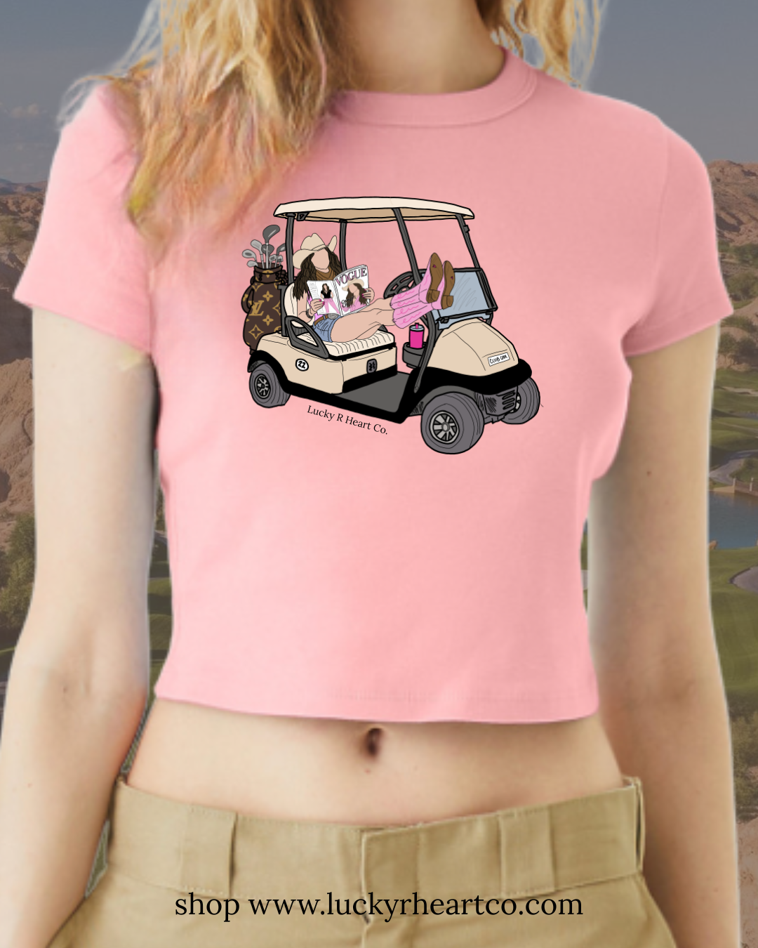 Gone Golfin' Baby Tee