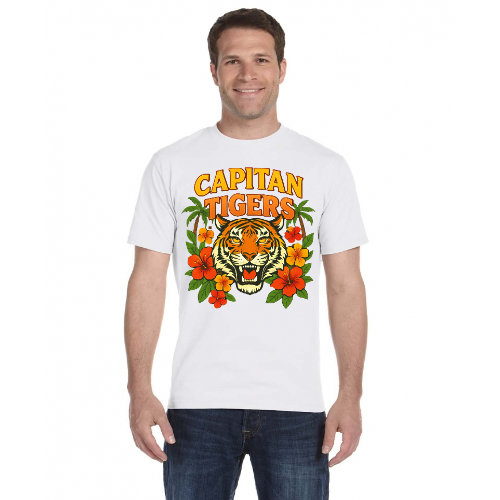 CAPITAN TIGER CHEER - Hawaiian Unisex Tee