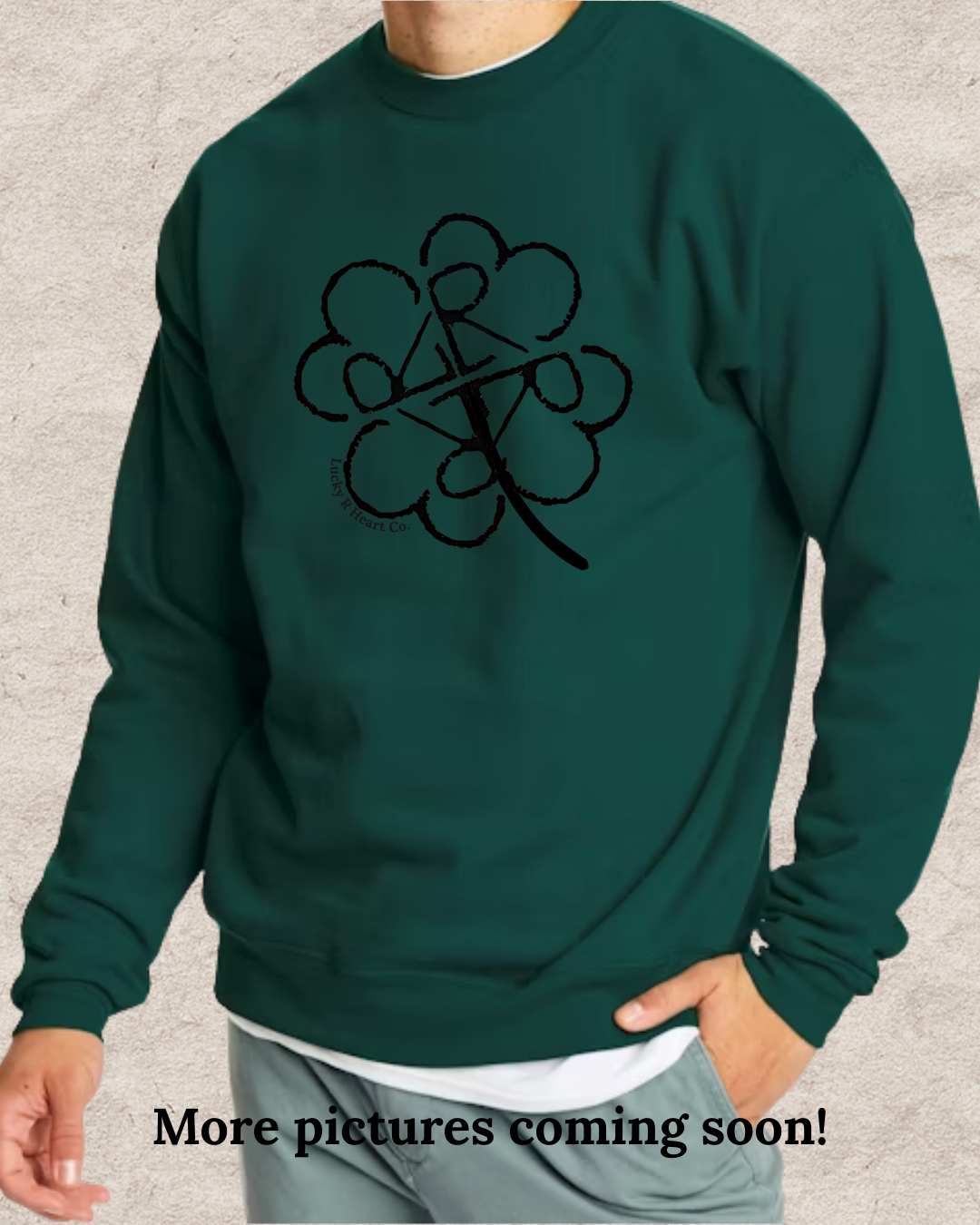 Four-Heart Clover Crewneck