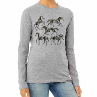 Skeleton Horse Long Sleeve - Unisex