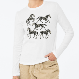 Skeleton Horse Long Sleeve - Unisex