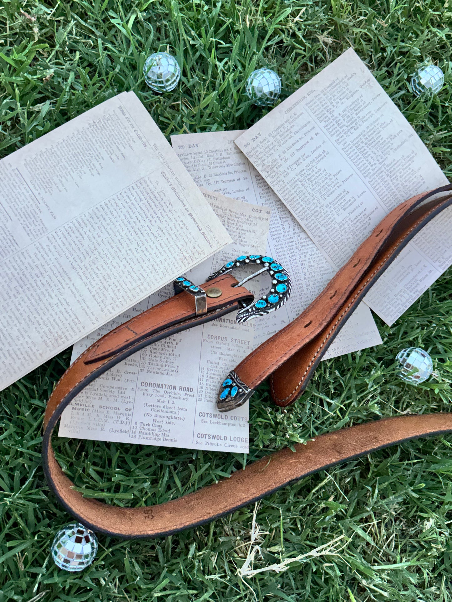 Stunning Vintage Kingman & Sterling Belt