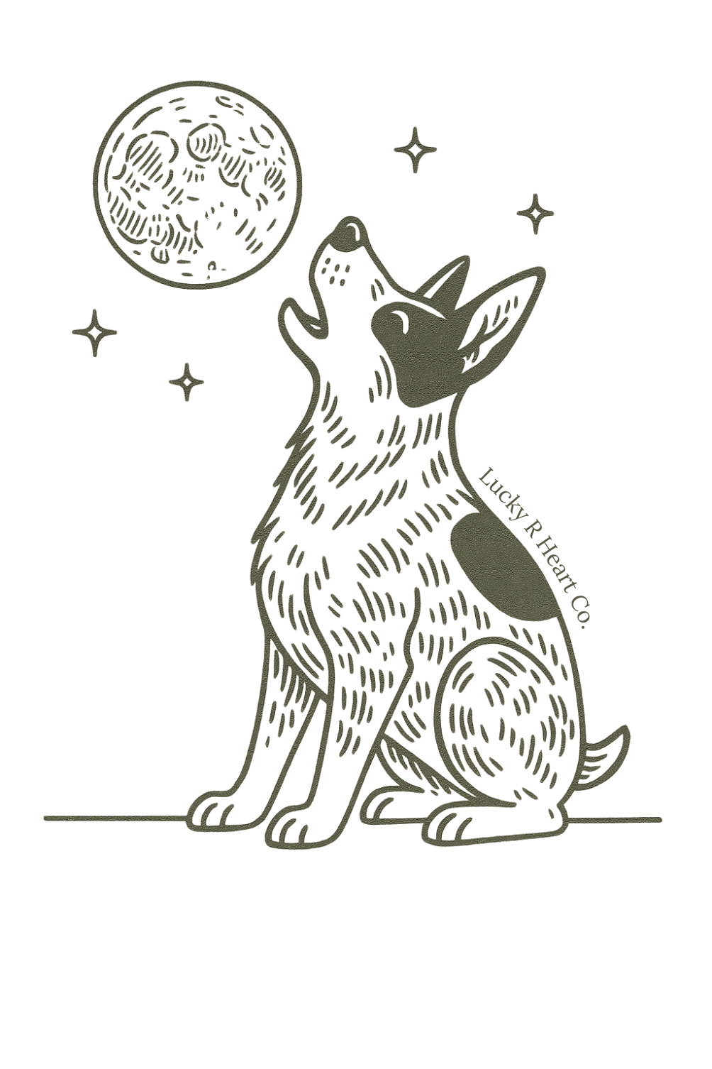 Howling Heeler Crewneck - Unisex
