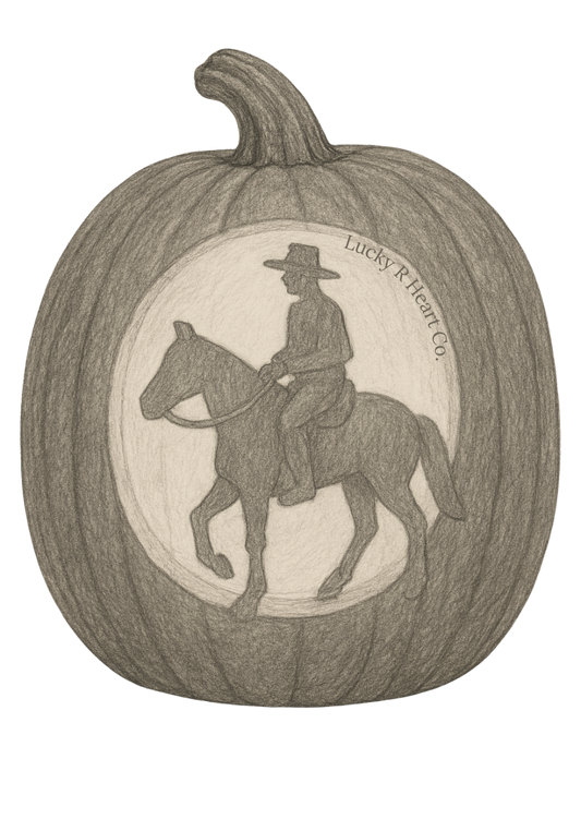 Cowboy Jack O' Lantern Long Sleeve - Unisex