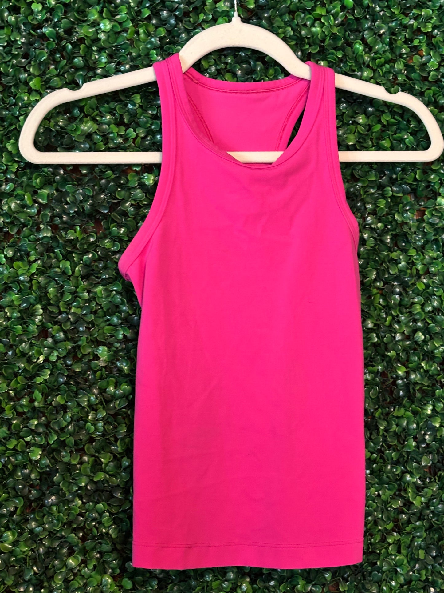 Pre-Loved Lululemon Full Length Racerback Tank - Pink (Size 2)
