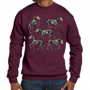 Skeleton Horse Crewneck - Unisex