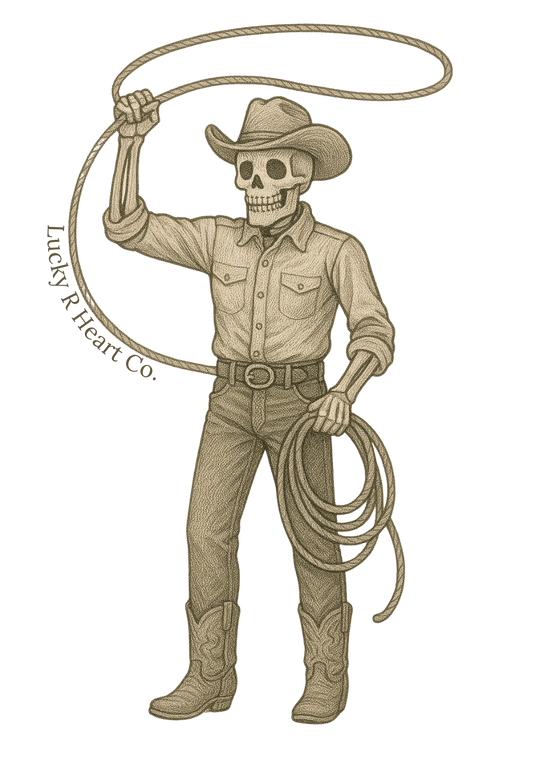 Skeleton Cowboy Long Sleeve - Unisex