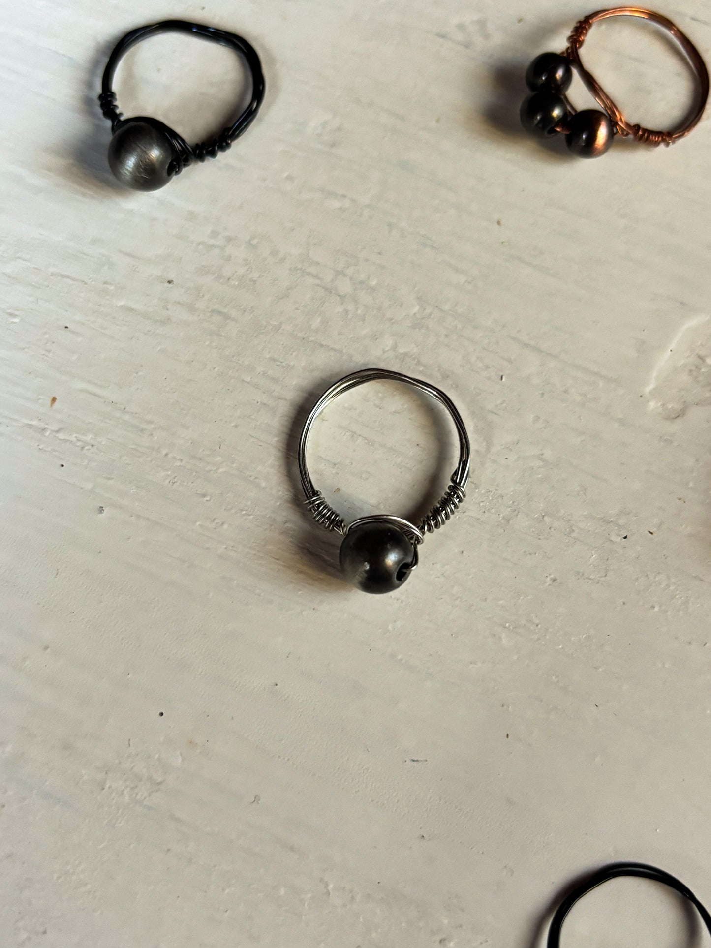 Wire Wrap Rings - Size 6