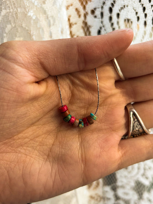 Sterling Silver Strand 14” Necklace