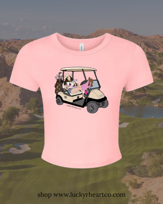 Gone Golfin' Baby Tee