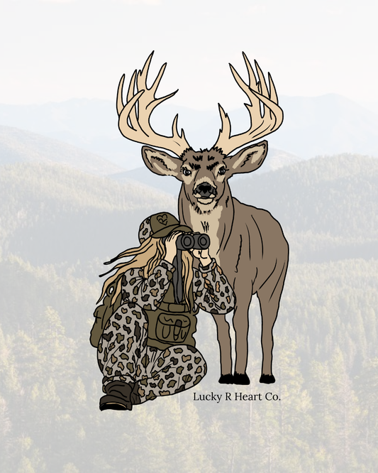 "Spotted First" - Mule Deer Design