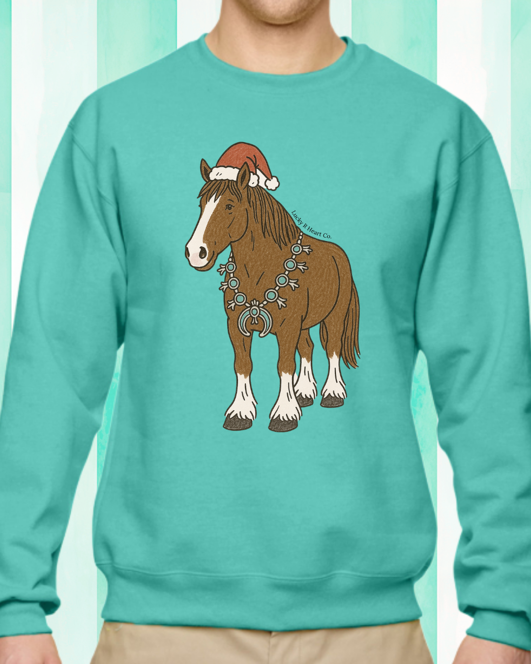 Clydesdale Christmas Crewneck