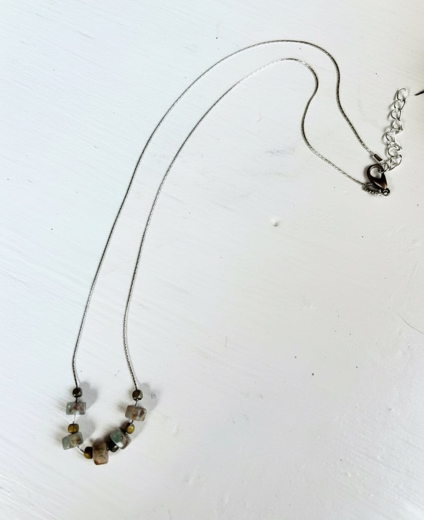 Sterling Silver Strand 14” Necklace
