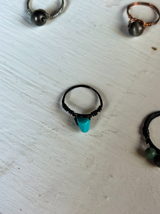 Wire Wrap Rings - Size 6