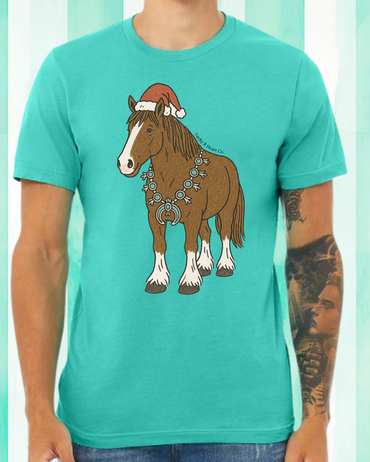 Clydesdale Christmas Tee