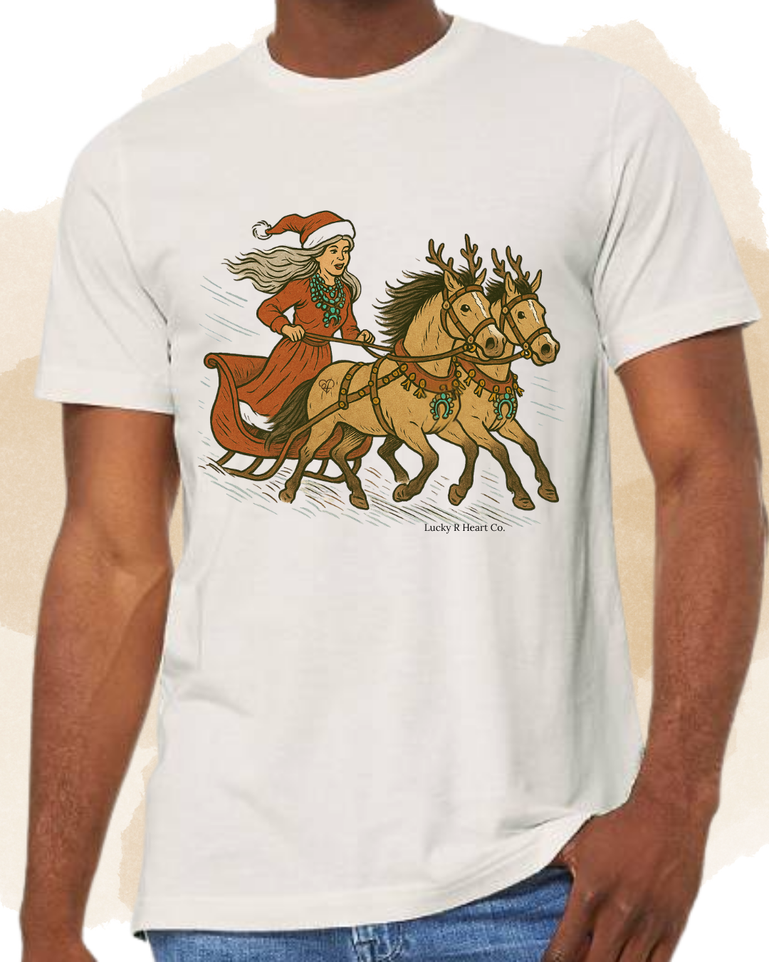 Sleigh Bells & Turquoise Tee