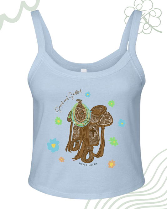 Saddled & Saved Fitted Tank
