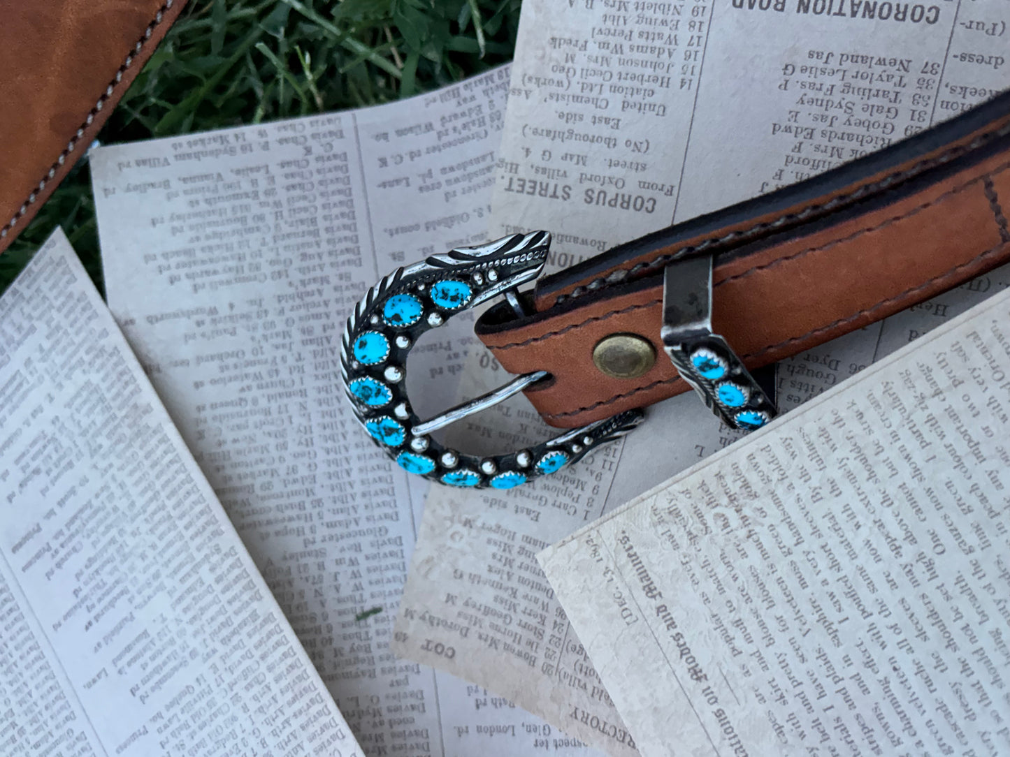 Stunning Vintage Kingman & Sterling Belt