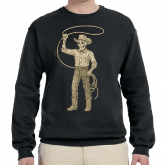 Skeleton Cowboy Crewneck - Unisex