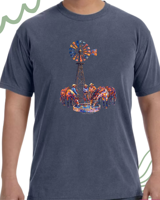 Painted Watering Hole Tee