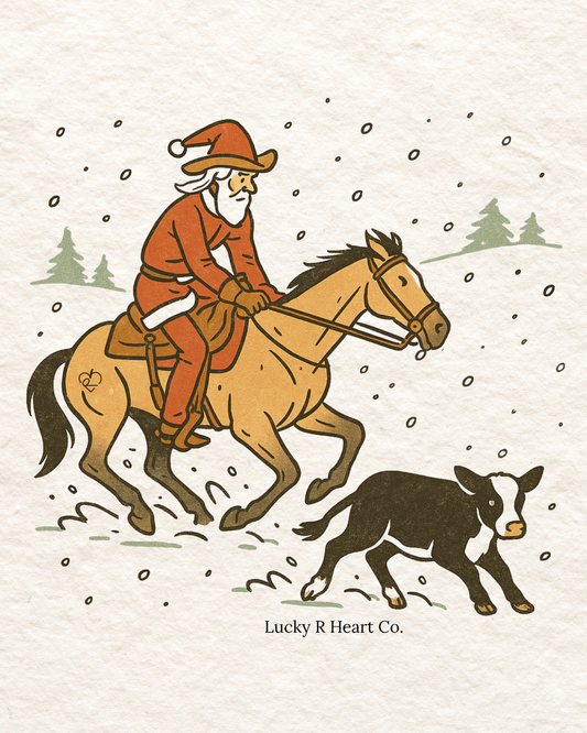 Christmas Cow Work Crewneck