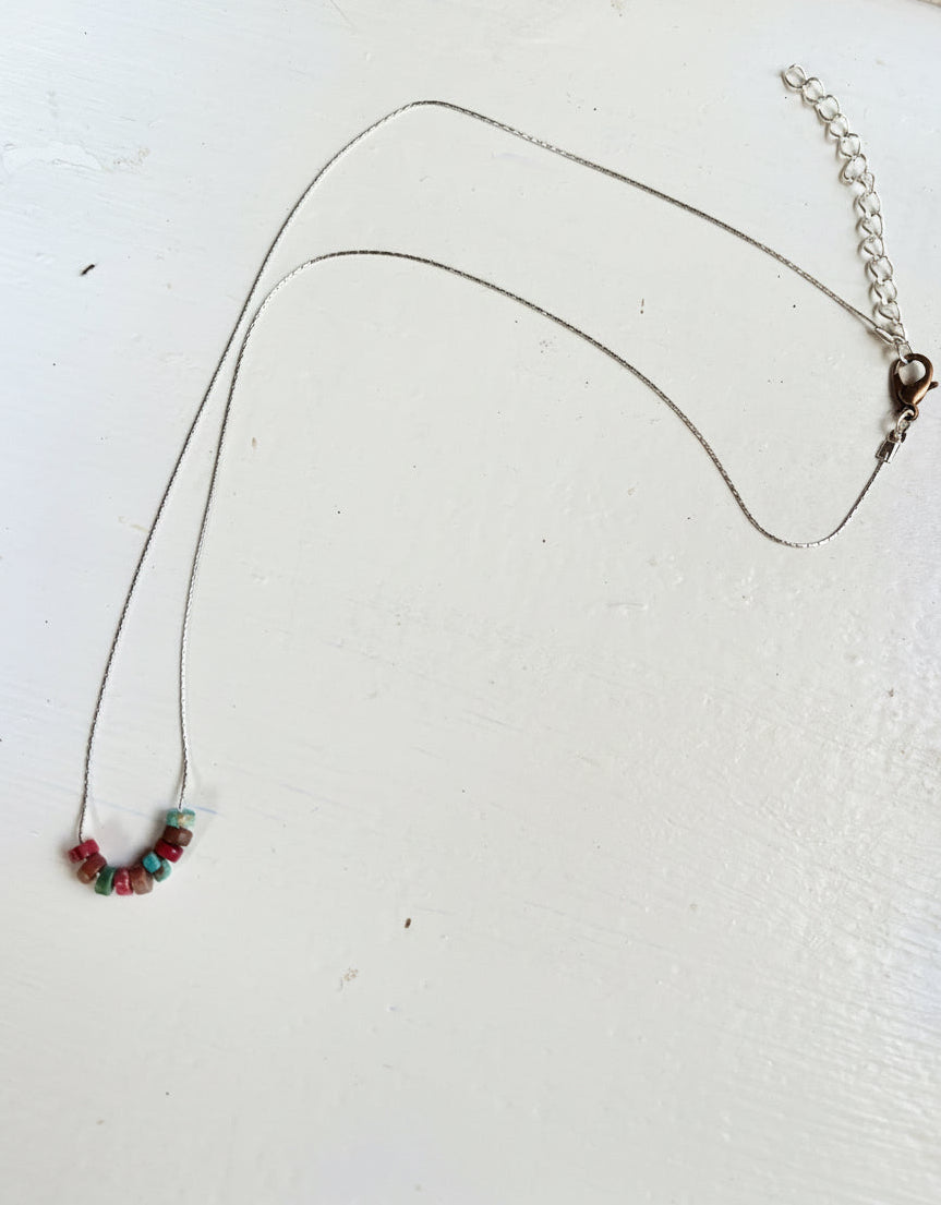 Sterling Silver Strand 14” Necklace