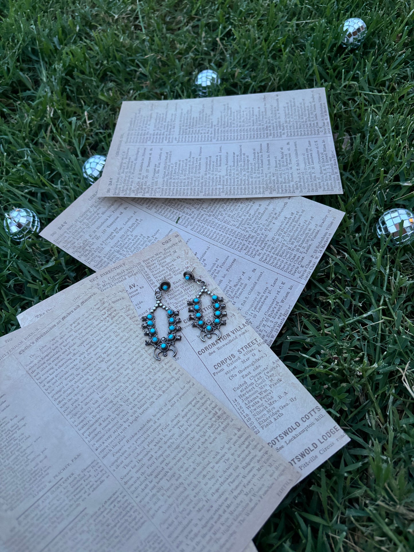 Mini Squash Blossom Earrings