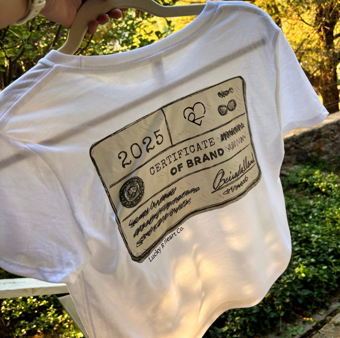 Brand Card Tee - Loose Crop