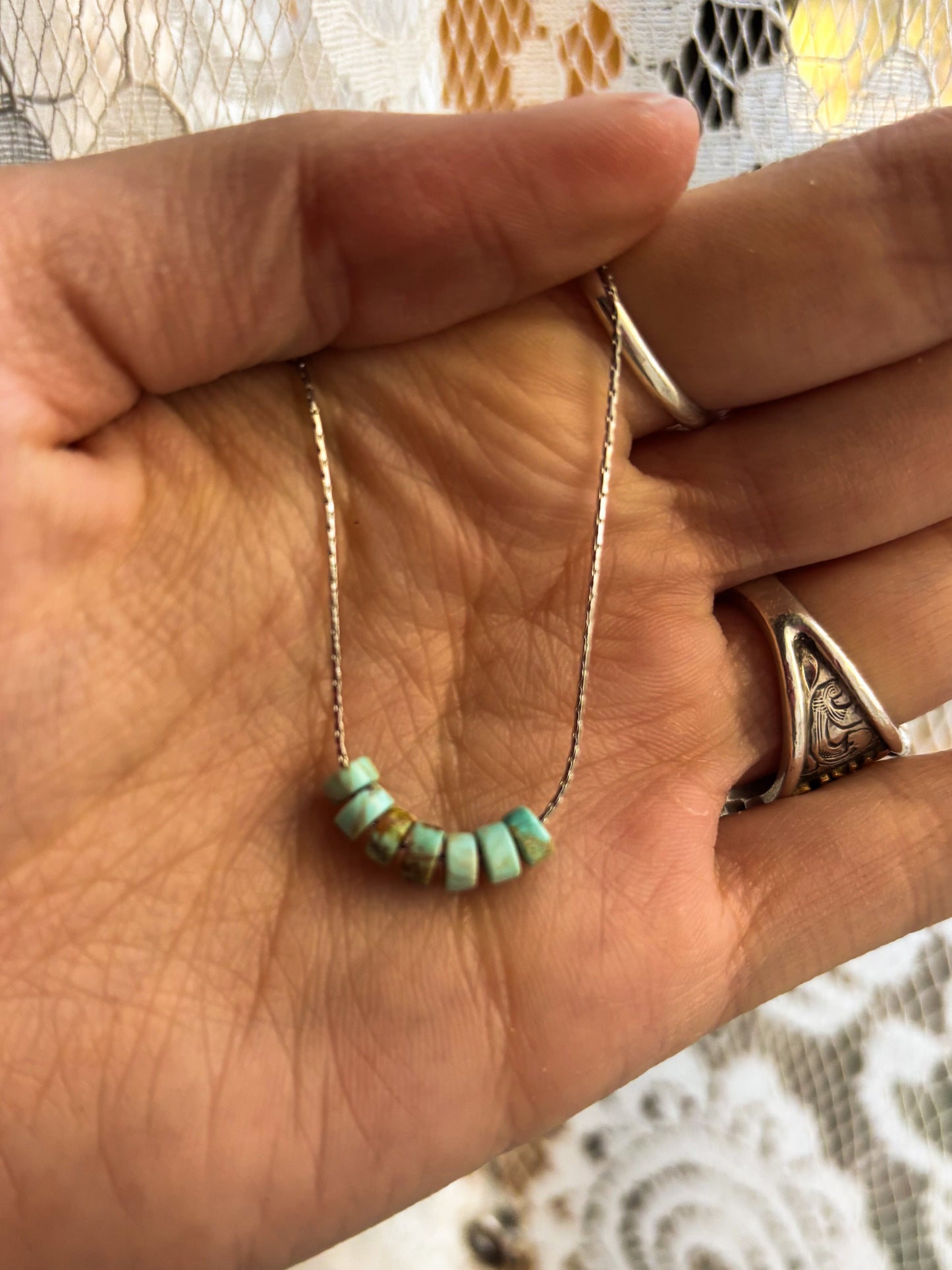 Sterling Silver Strand 14” Necklace