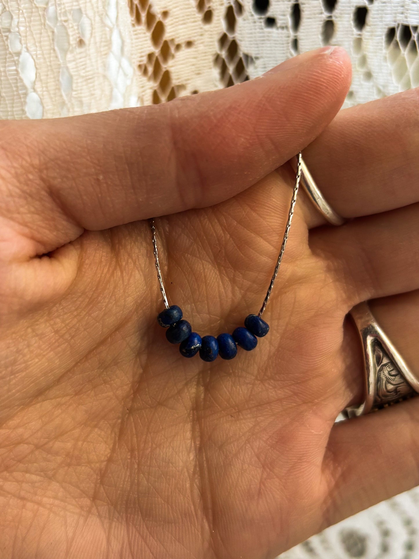 Sterling Silver Strand 14” Necklace
