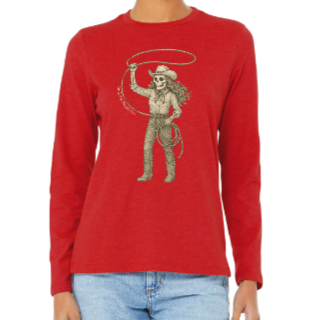 Skeleton Cowgirl Long Sleeve - Unisex