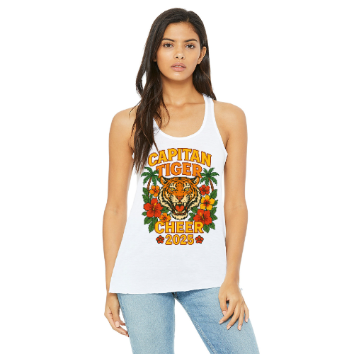 CAPITAN TIGER CHEER - Women's Racerback Tank