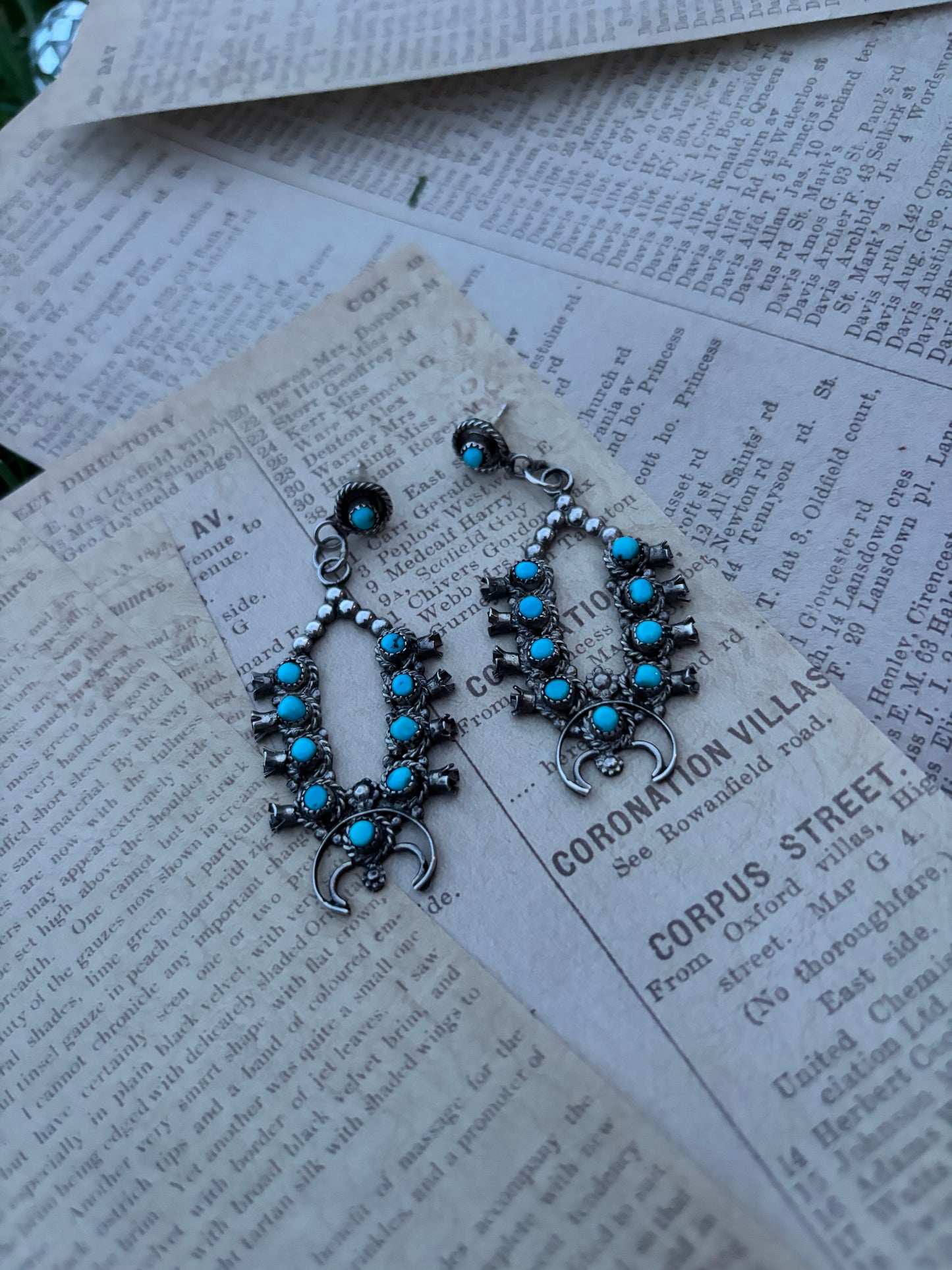 Mini Squash Blossom Earrings