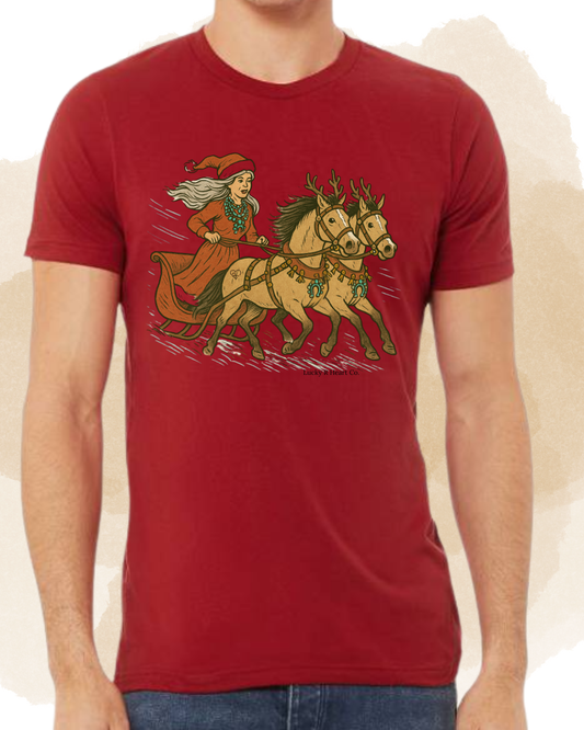 Sleigh Bells & Turquoise Tee