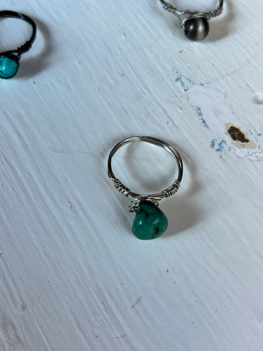 Wire Wrap Rings - Size 8