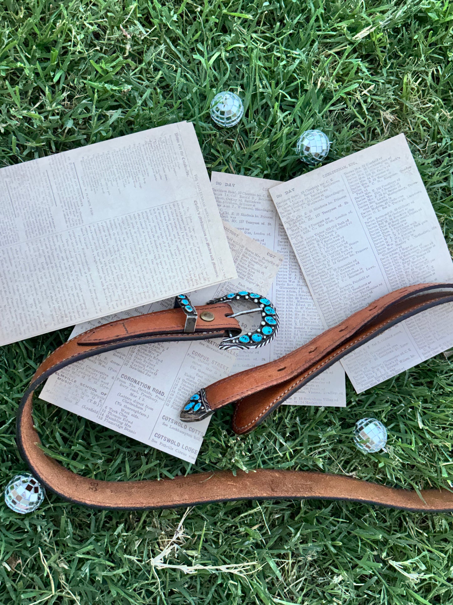 Stunning Vintage Kingman & Sterling Belt