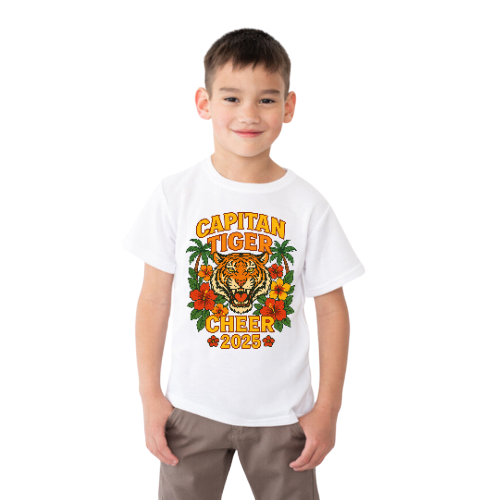 CAPITAN TIGER CHEER - Hawaiian Minis Tee