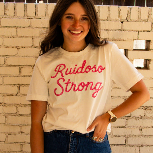 Sierra Blanca Girlie Tee - Full Length Vintage White