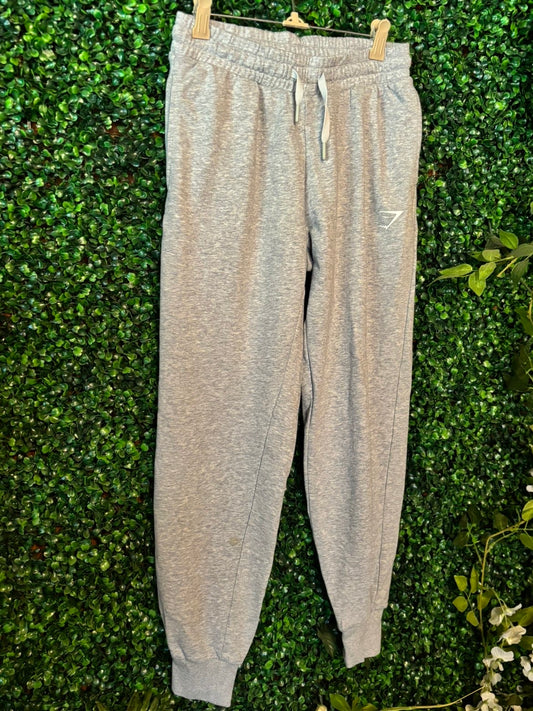 Pre-Loved Gymshark Joggers - Heather Grey (Size XS)